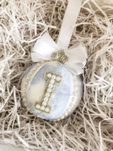 Load image into Gallery viewer, Personalised Blue Nursery Bauble Gift Set - A Bauble Affair
