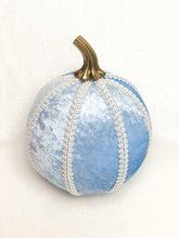 Load image into Gallery viewer, Pastel Blue Pumpkin Decoration - A Bauble Affair
