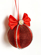 Load image into Gallery viewer, Sparkly Red Baubles - A Bauble Affair
