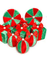 Load image into Gallery viewer, Nutcracker Green &amp; Red Baubles - A Bauble Affair
