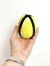 Load image into Gallery viewer, Large Easter Egg - Yellow &amp; Black - A Bauble Affair
