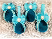 Load image into Gallery viewer, Turquoise Baubles - Set Of 4 - A Bauble Affair
