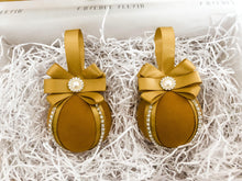 Load image into Gallery viewer, Mustard Baubles - Set Of 2 - A Bauble Affair
